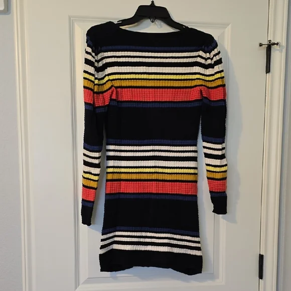 Free People Multicolor Striped Knit Dress. Size XS - Picture 7 of 15